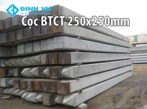 tại sao nhà phố thường sử dụng cọc 250x250mm
