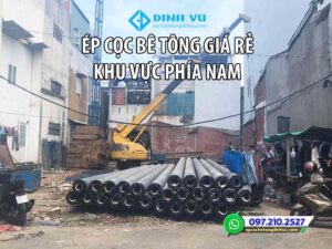 công ty ép cọc giá rẻ khu vực phía nam