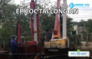 ép cọc bê tông giá rẻ tại long an