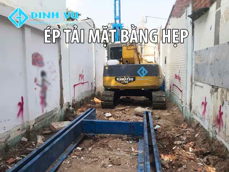 kinh nghiệm ép cọc nhà phố mặt bằng hẹp