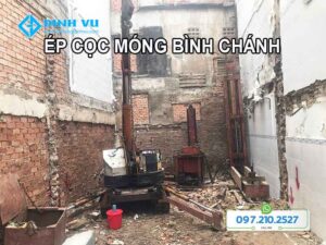 giá ép cọc móng nhà huyện bình chánh