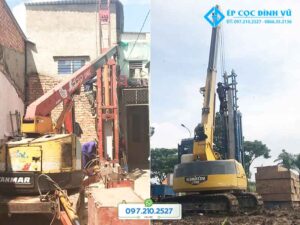 ép cọc nhà phố có mấy loại