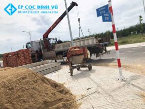 ép cọc bê tông tại khánh bình tân uyên