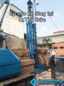 nhận ép cọc bê tông tại quận thủ đức