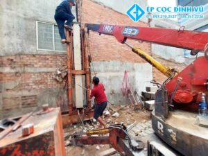 ép cọc bê tông tại Hiệp Phước Nhơn Trạch