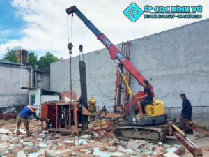 Ép cọc bê tông tại Long Thọ Nhơn Trạch