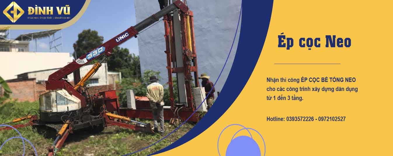 banner ép cọc bê tông neo