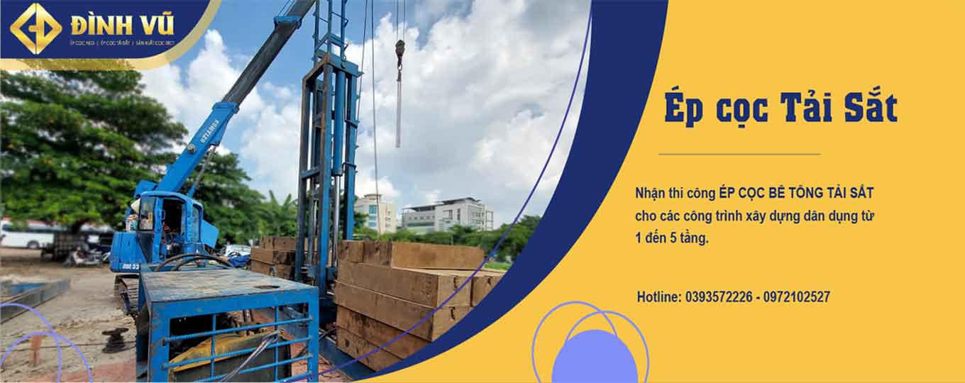 banner ép cọc tải sắt đình vũ