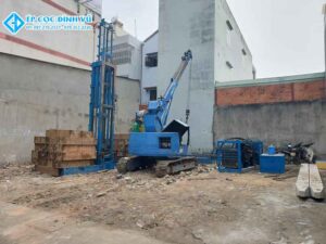 nhận ép cọc bê tông tại huyện Hóc Môn