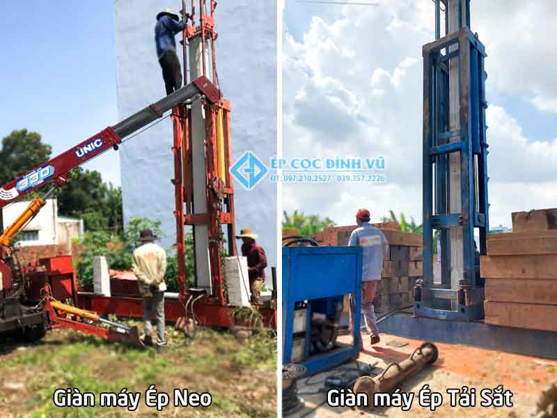 nhận ép cọc bê tông nhà 1 đến 5 tầng